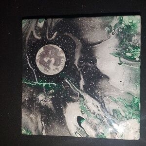 Ceramic Coasters Trivets Holiday Christmas Ceramic Hand Blown Coasters Kork